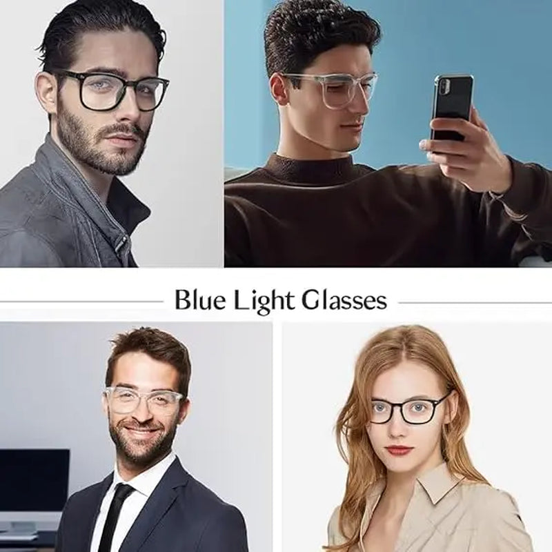 2026 Blue Light Gaming Glasses Light Weight Eyeglasses for Men Women Fashion Glasses for Daily Reading/Gaming/Tv/Phones
