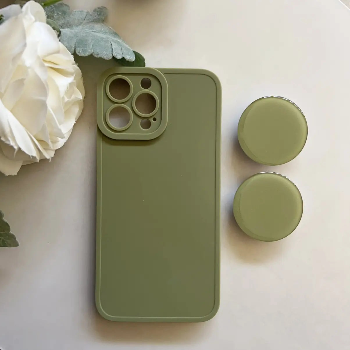Premium Lightweight TPU iPhone Case with Ring Holder and Expanding Kickstand for iPhone 11, 12, 13, 14, 15, and 16 Pro Max