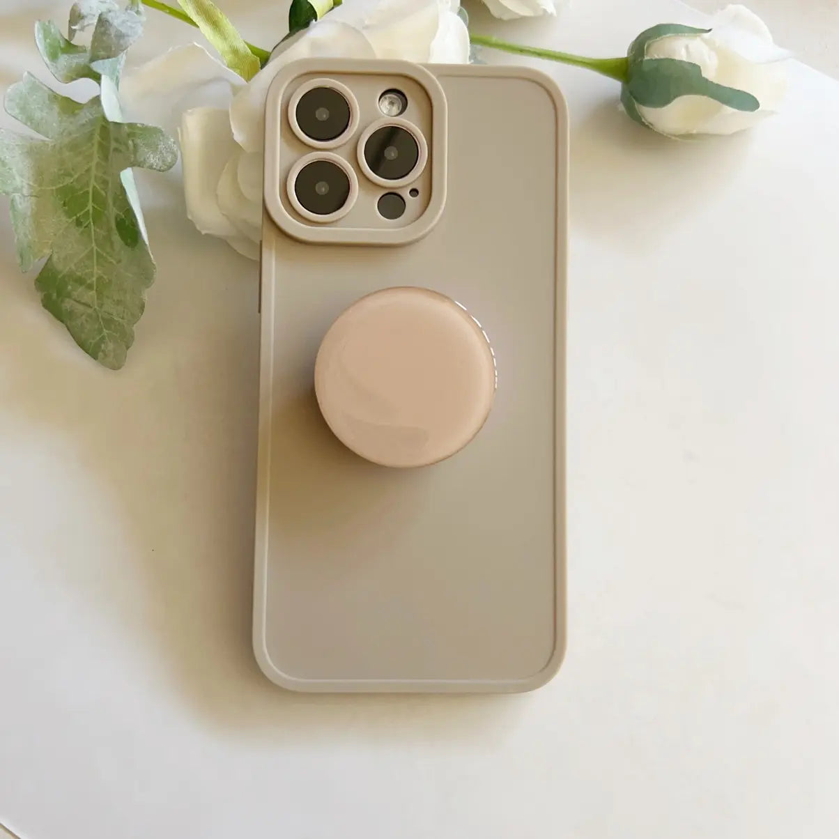 Premium Lightweight TPU iPhone Case with Ring Holder and Expanding Kickstand for iPhone 11, 12, 13, 14, 15, and 16 Pro Max