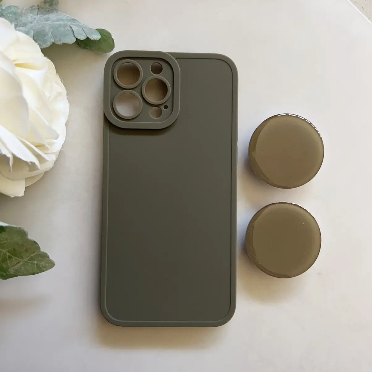 Premium Lightweight TPU iPhone Case with Ring Holder and Expanding Kickstand for iPhone 11, 12, 13, 14, 15, and 16 Pro Max