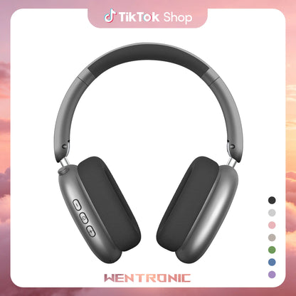 WENTRONIC Y01 over Ear Wireless Bluetooth ANC Noise Reduction Headphones - 48H Playtime, Hybrid Noise Reduction Technology, Hi-Res Audio, Folding Design, Comfortable Soft Earpads, Built-In Mic for Ios/Android, Noise Reduction Headphone,Summerwins Summerwi