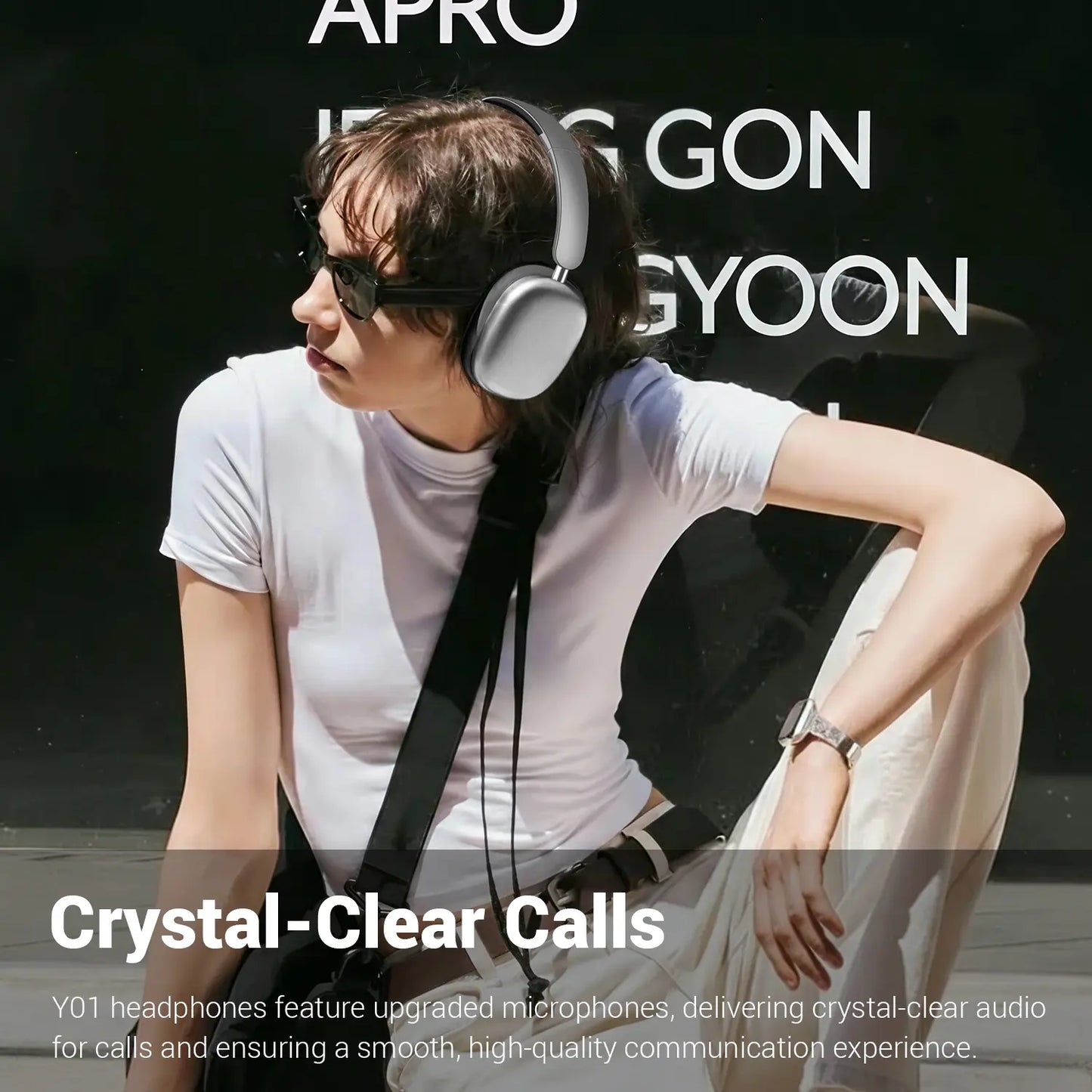 WENTRONIC Y01 over Ear Wireless Bluetooth ANC Noise Reduction Headphones - 48H Playtime, Hybrid Noise Reduction Technology, Hi-Res Audio, Folding Design, Comfortable Soft Earpads, Built-In Mic for Ios/Android, Noise Reduction Headphone,Summerwins Summerwi