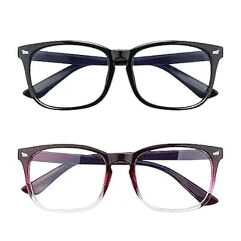 2026 Blue Light Gaming Glasses Light Weight Eyeglasses for Men Women Fashion Glasses for Daily Reading/Gaming/Tv/Phones