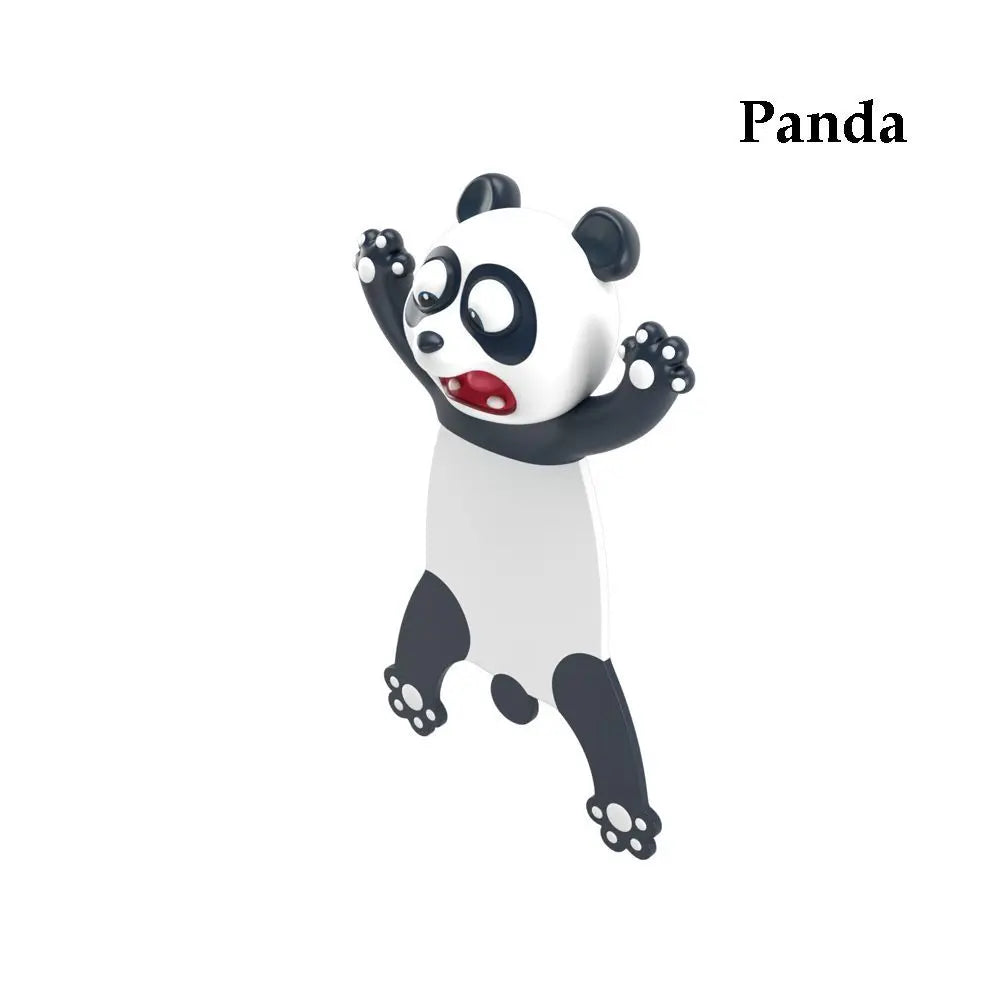 3D Stereo Cartoon Animal Bookmarks - Ocean Series Featuring Seal, Octopus, Cat, Panda, and Shiba Inu Designs